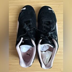 New Women’s PUMA Speedcat Black Sneakers with Pink Highlights